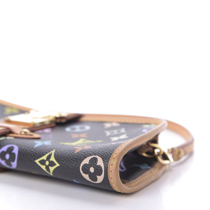 Louis Vuitton Monogram Multicolor Shirley Black 7 of 9