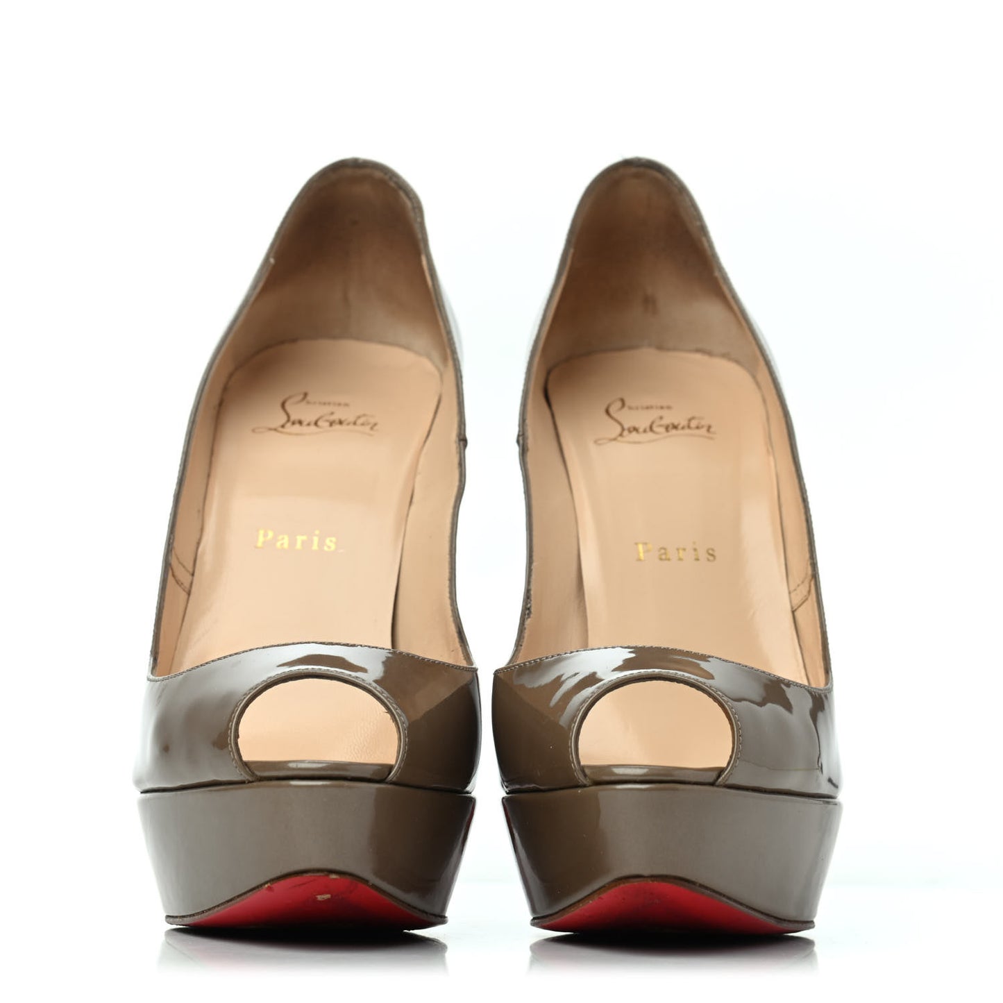 Patent Bambou 140 Pumps 39 Oyster