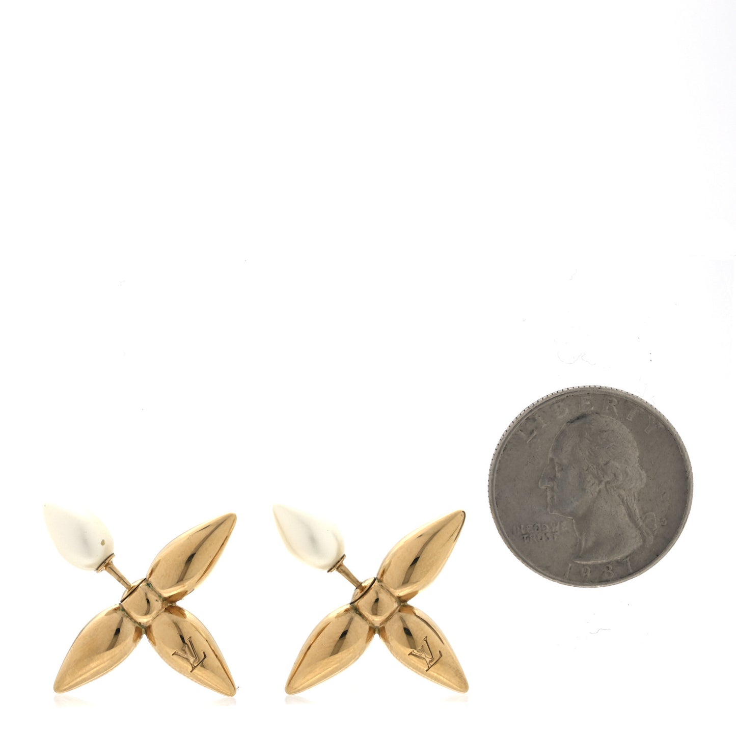 Pearl Louisette By Night Earrings Gold