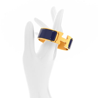 Hermes Enamel Wide Clic Clac H Bracelet PM Violet 2 of 5