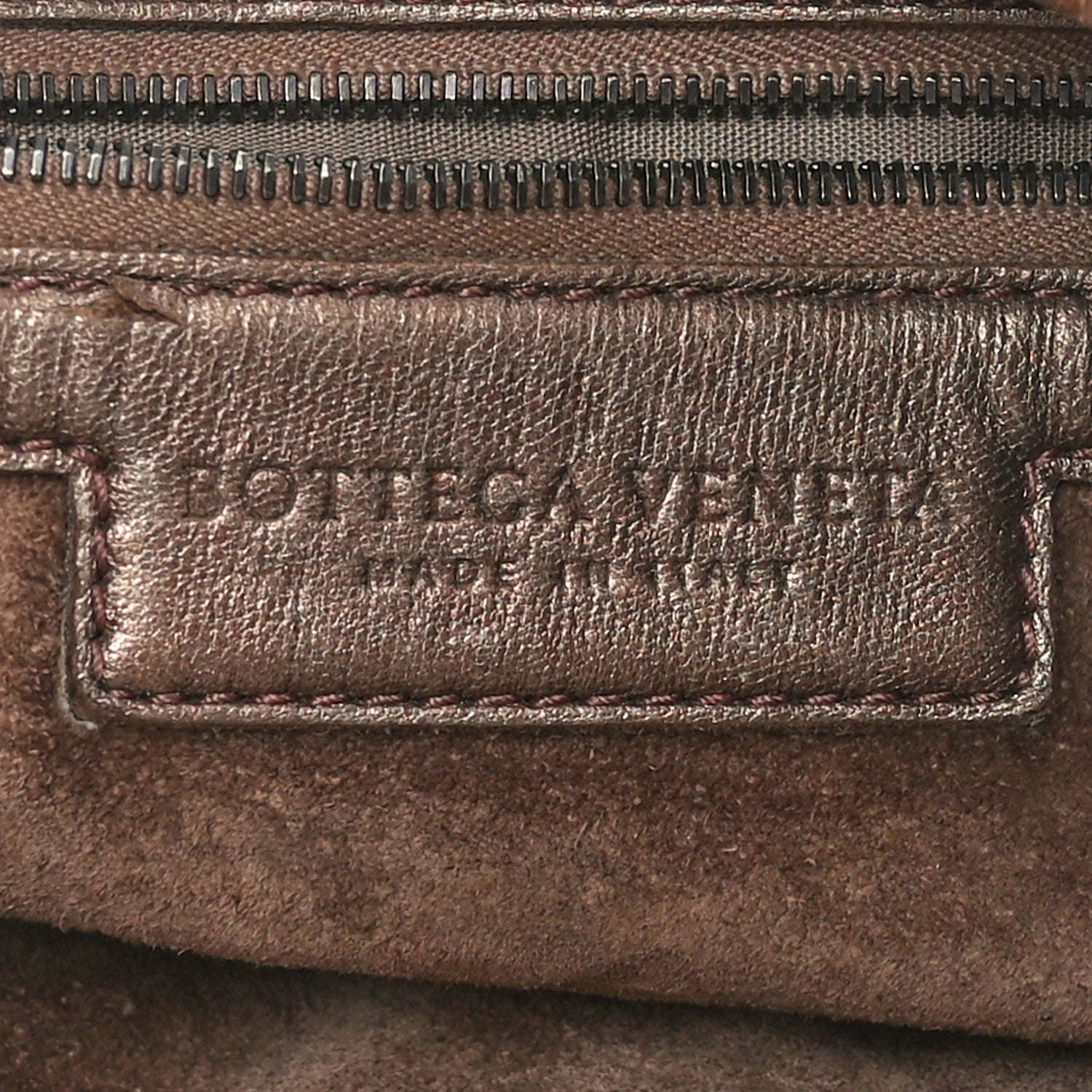 Bottega Veneta Metallic Nappa Intrecciato Medium Veneta Hobo Copper 6 of 11