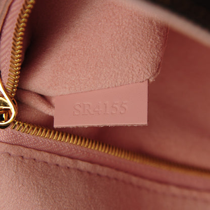 Louis Vuitton Damier Ebene Caissa Hobo Rose Ballerine 6 of 7