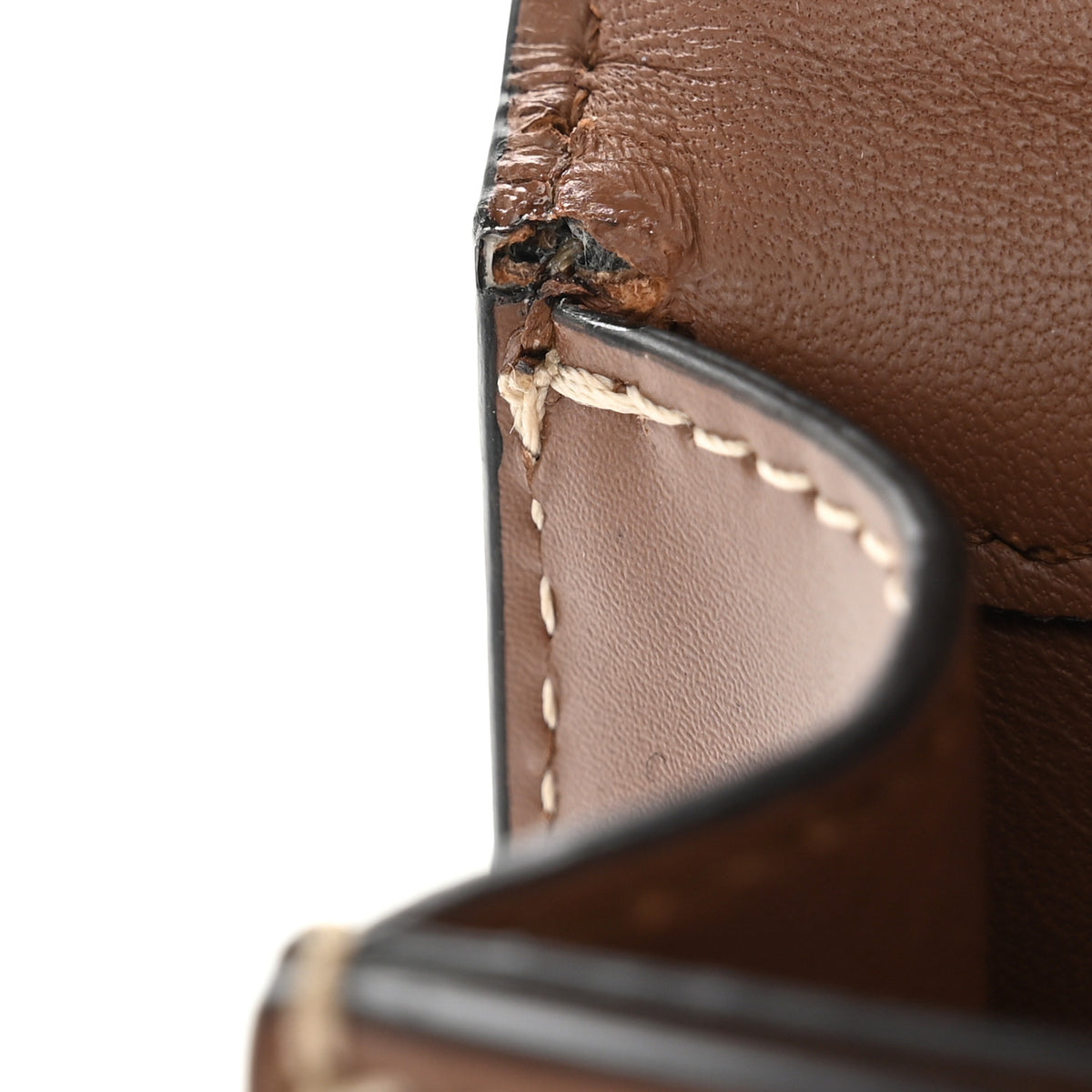 Burberry Canvas Calfskin Mini TB Bag Natural 11 of 11