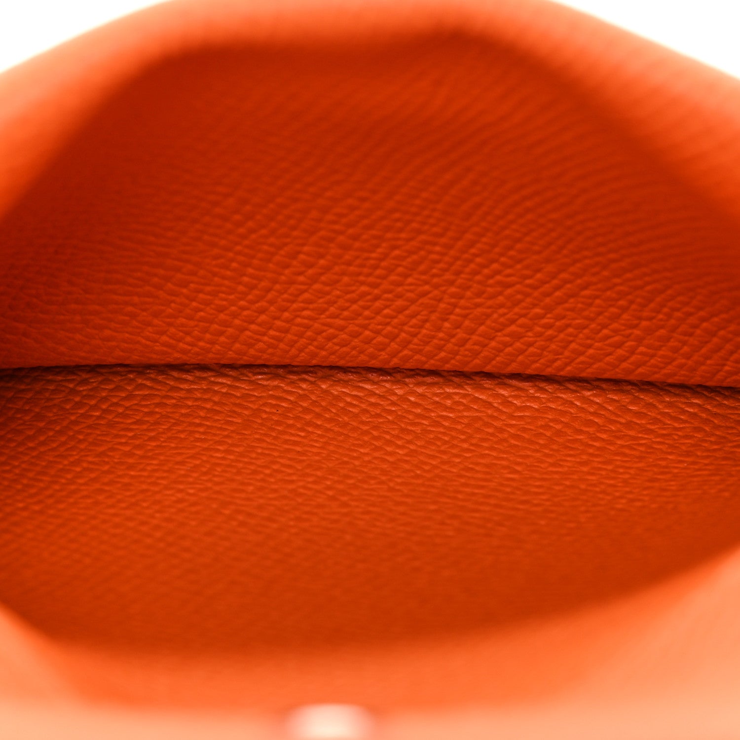 Hermes Epsom Calvi Duo Card Case Orange 7 of 11