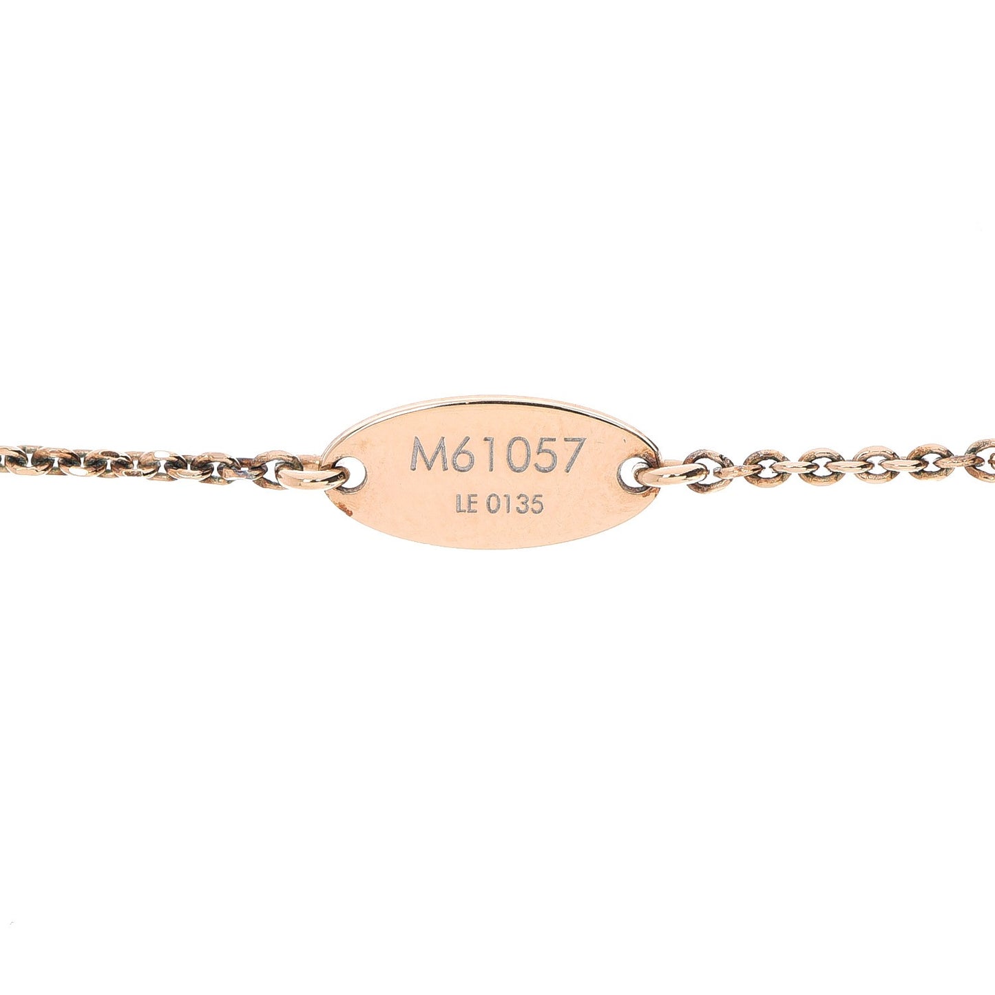 LV And Me Letter B Necklace Gold