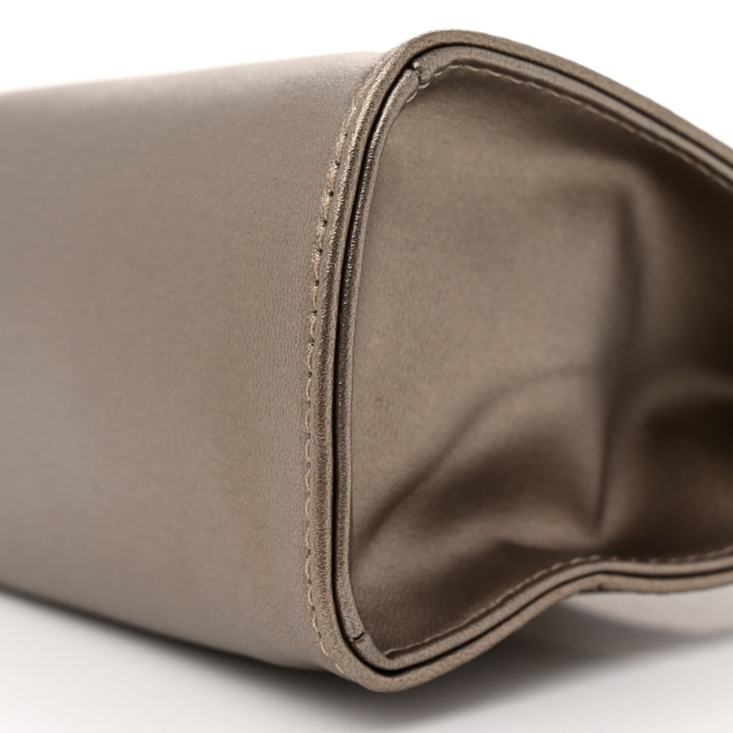 Telfar Metallic Vegan Leather Small Shopping Bag Bronze 9 of 10