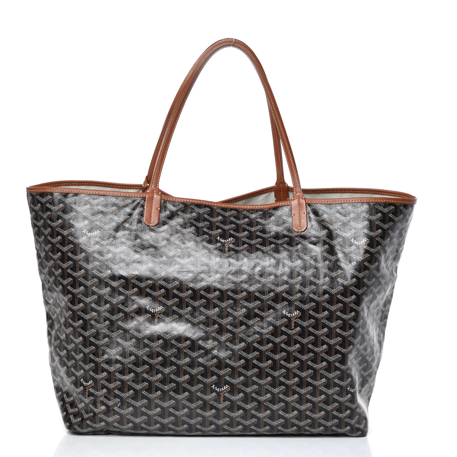 Goyard Goyardine Saint Louis GM Black Gold 3 of 17