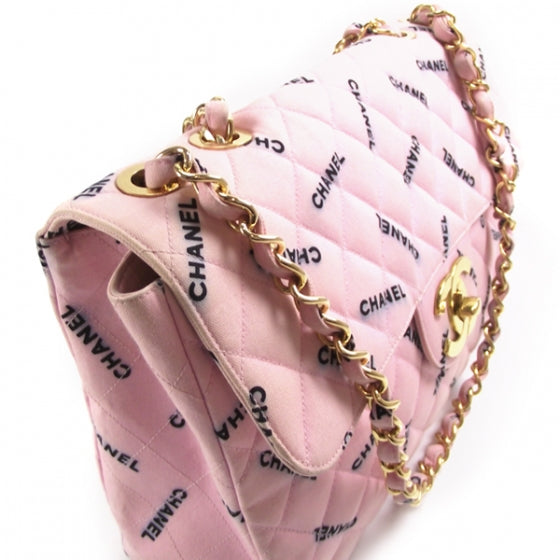 Chanel Canvas Jumbo XL Maxi Logo Tote 7 of 15