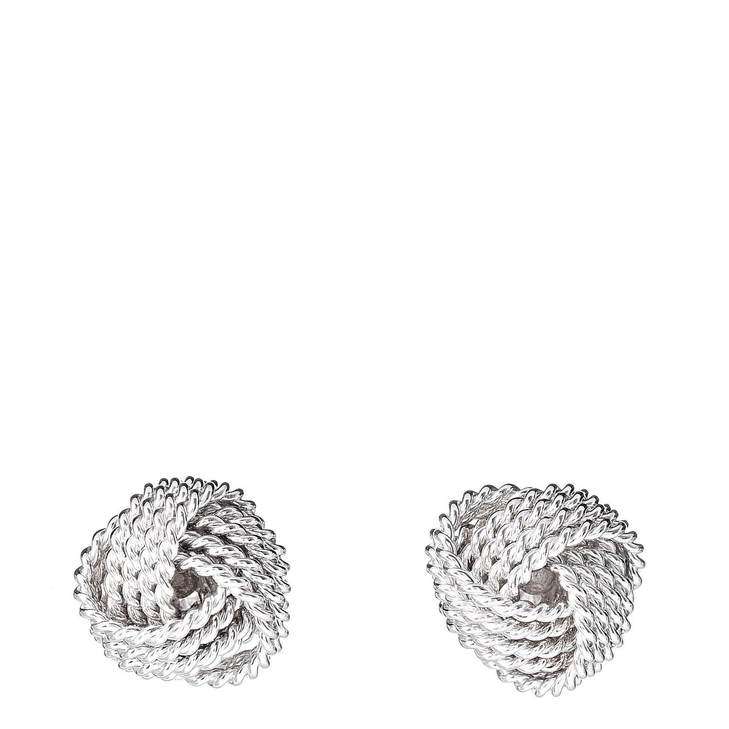 Sterling Silver Twist Knot Earrings