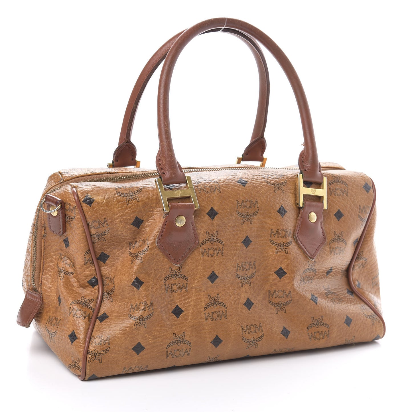Visetos Essential Boston Bag Cognac