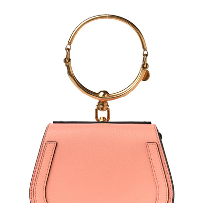 Chloe Calfskin Suede Small Nile Bracelet Bag Ideal Blush 7 of 13