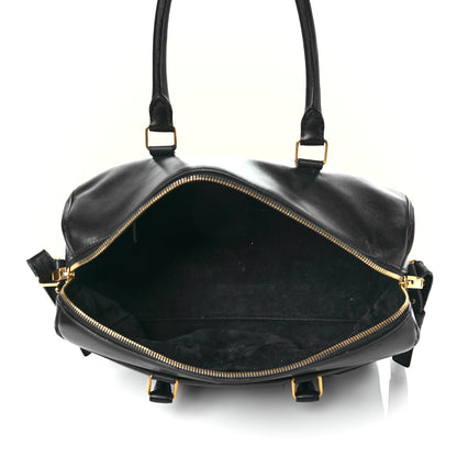 Saint Laurent Calfskin Classic Duffle 6 Black 5 of 18