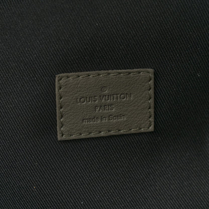 Louis Vuitton Calfskin Monogram Shadow Discovery Backpack PM Olive Green 6 of 10