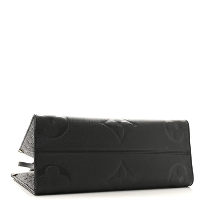 Louis Vuitton Empreinte Monogram Giant Onthego MM Black 4 of 11