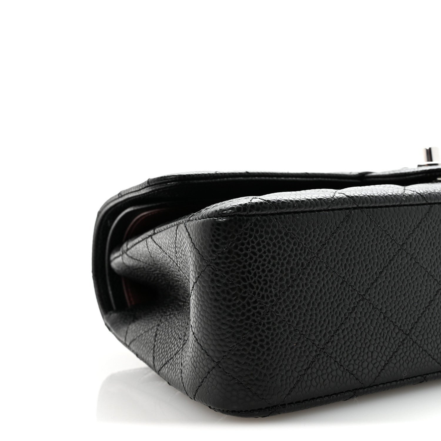 Chanel Caviar Quilted Medium Double Flap Black 9 of 10