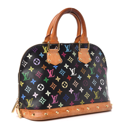Louis Vuitton Monogram Multicolor Alma Black 3 of 13