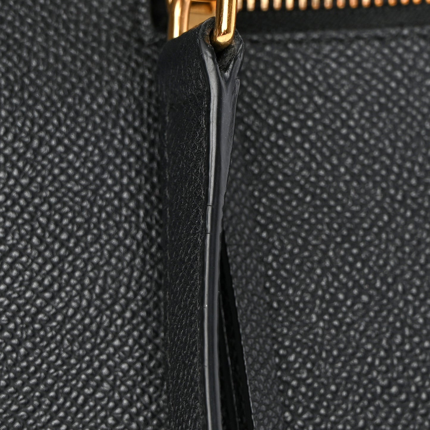Grained Calfskin Mini Belt Bag Black