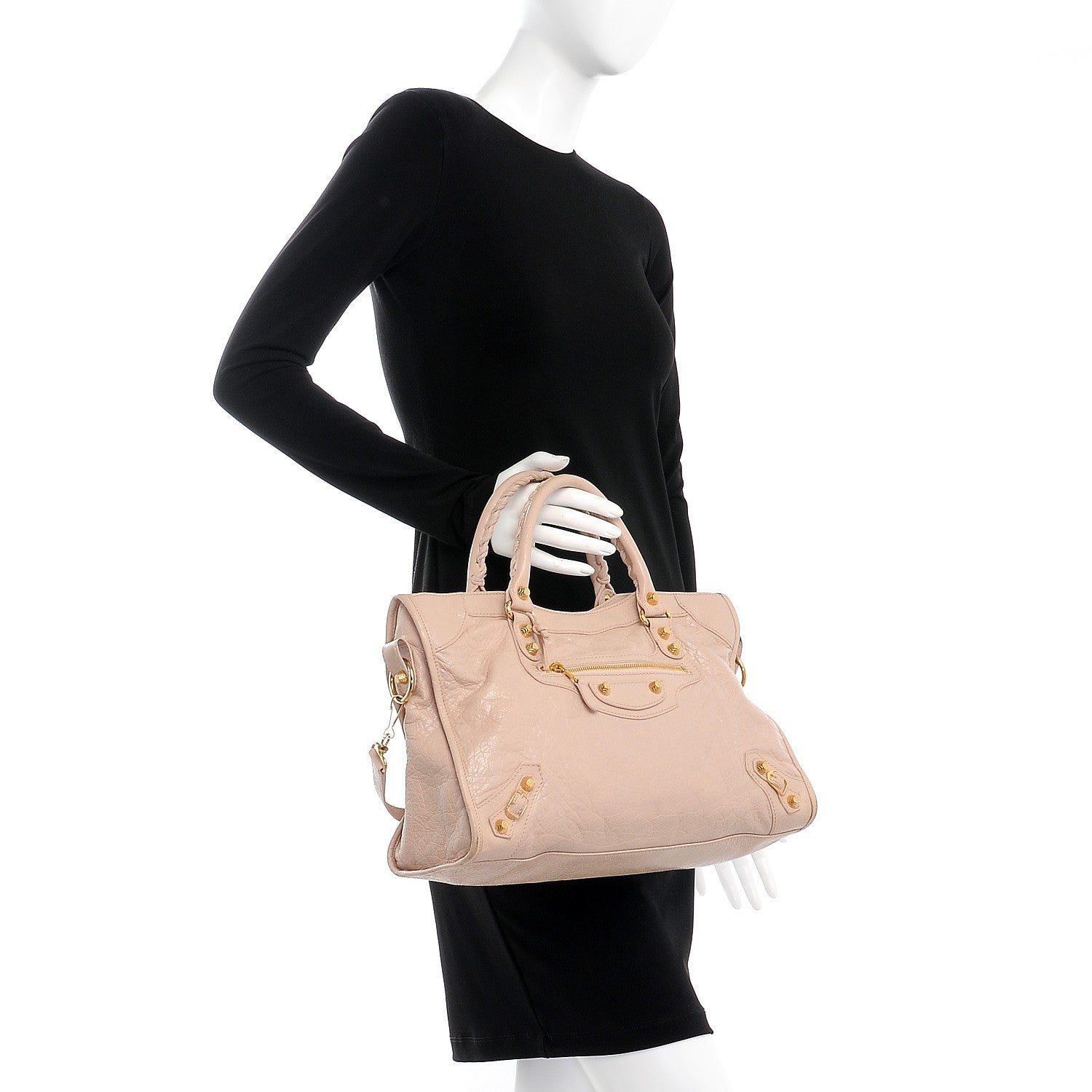 Balenciaga Agneau Giant 12 Gold Hardware City Rose Aubepine Rose Light 2 of 14