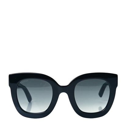 Gucci Round Frame Star Sunglasses GG0208S Black 2 of 7