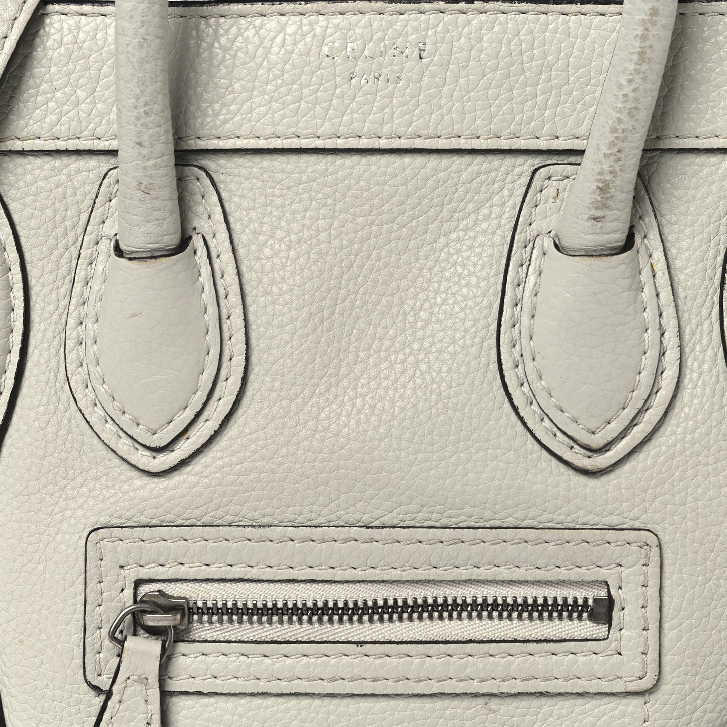 Drummed Calfskin Nano Luggage Lune