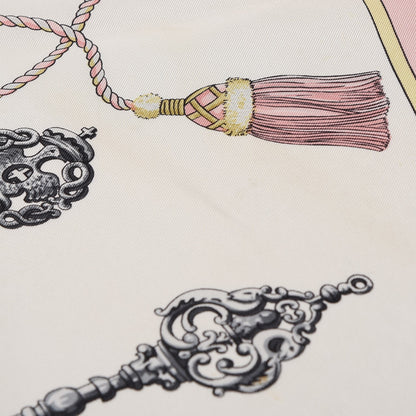 Hermes Silk Les Cles Scarf 90 9 of 9
