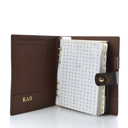Louis Vuitton Monogram Large Ring Agenda Cover 5 of 6