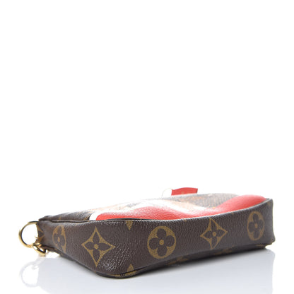 Louis Vuitton Monogram 2018 Christmas Animation Mini Cats Pochette Accessories 4 of 9