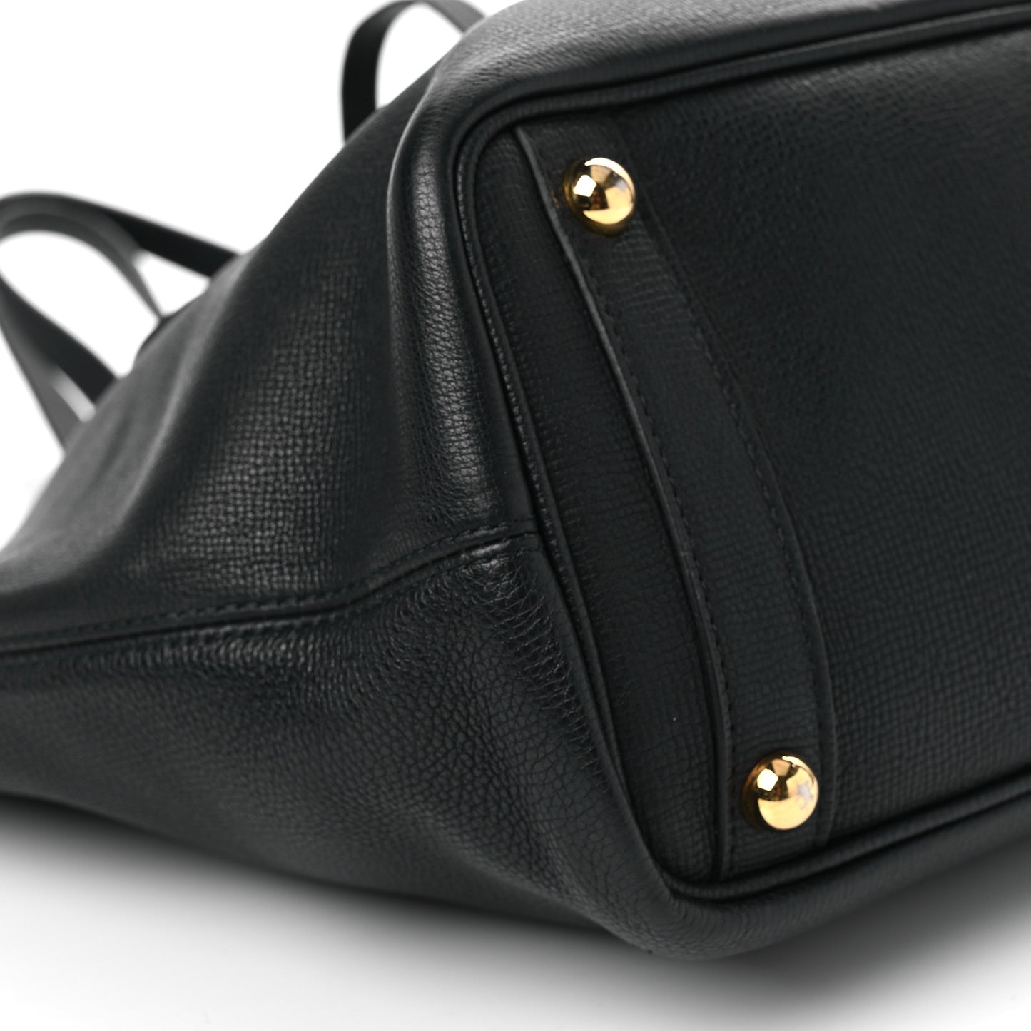 Grainy Calfskin Medium Honeybrook Tote Black