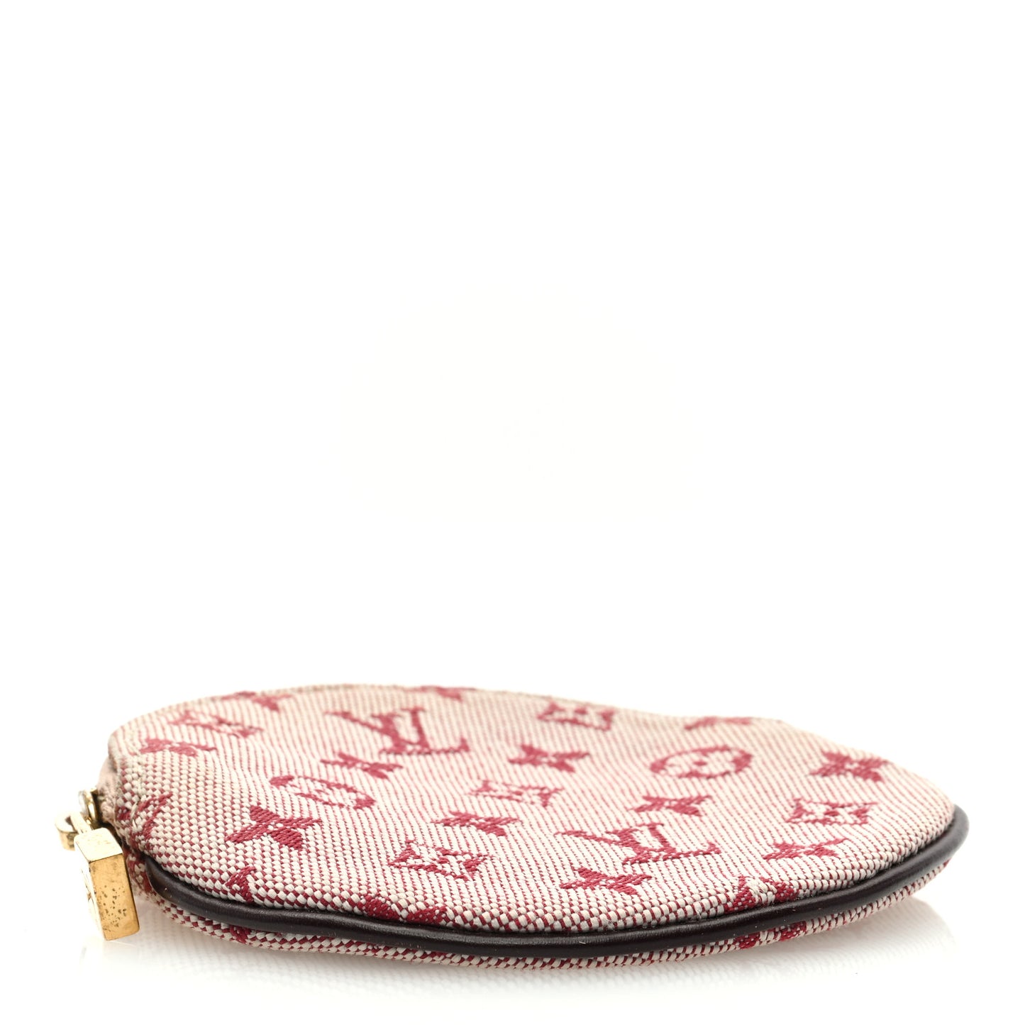 Mini Monogram Round Coin Purse Cherry