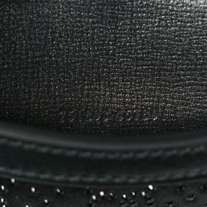 Gucci Satin Crystal GG Monogram Mini Dionysus Top Handle Bag Black 8 of 12