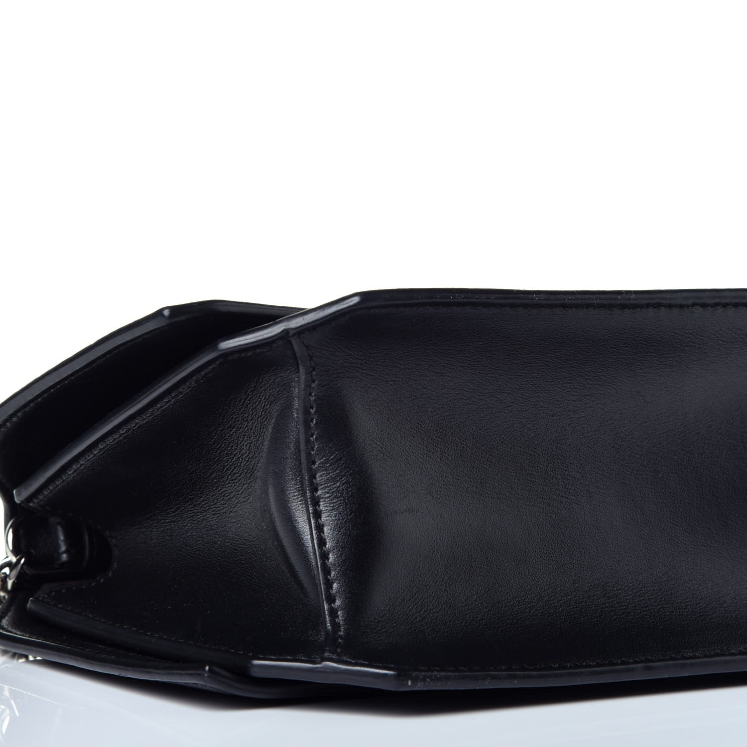 Givenchy Calfskin Bow Cut Chain Wallet Black 8 of 9