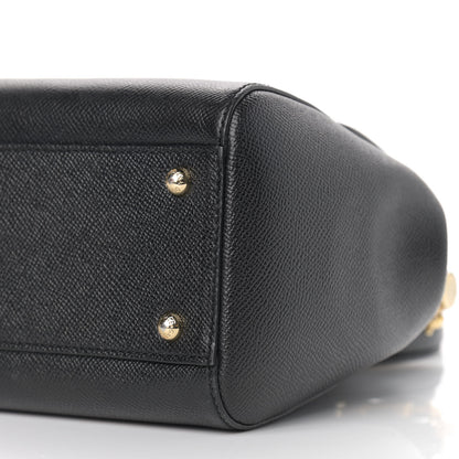Dolce & Gabbana Dauphine Medium Miss Sicily Satchel Black 9 of 9