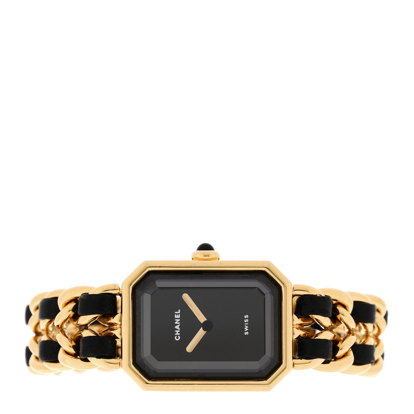 Stainless Steel Lambskin 20mm Chain Premiere Quartz Watch Gold S