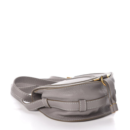 Chloe Calfskin Mini Marcie Round Crossbody Bag Cashmere Grey 4 of 8