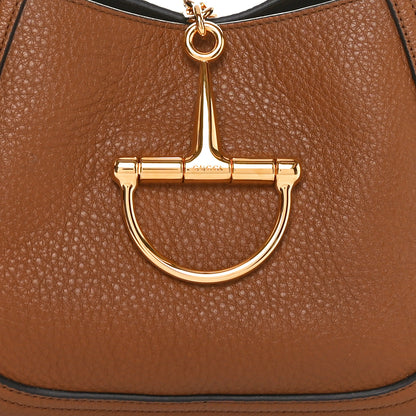 Gucci Grained Calfskin Softbit Medium Shoulder Bag Brown 8 of 11