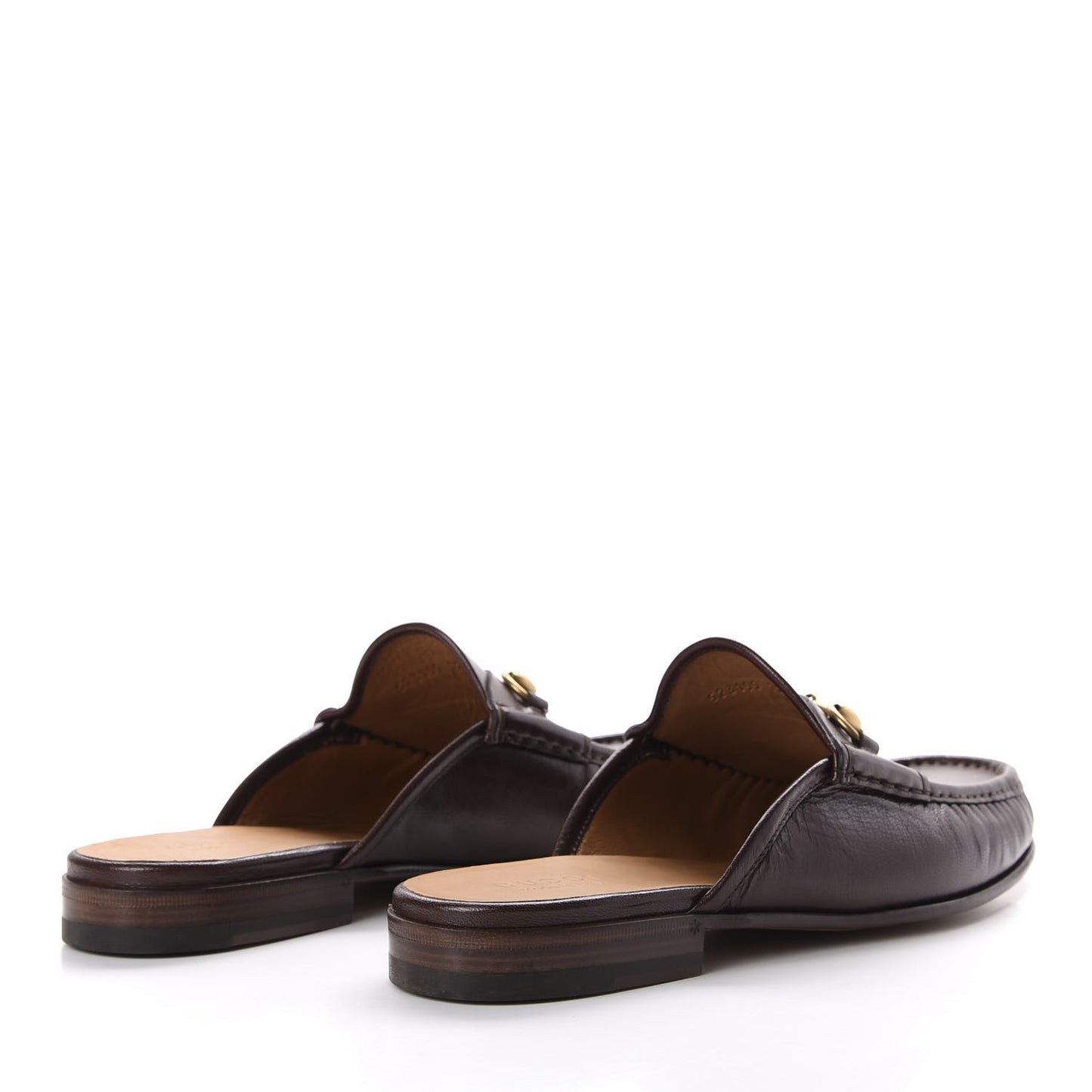 Goatskin Mens Horsebit Slippers 12 Light Brown