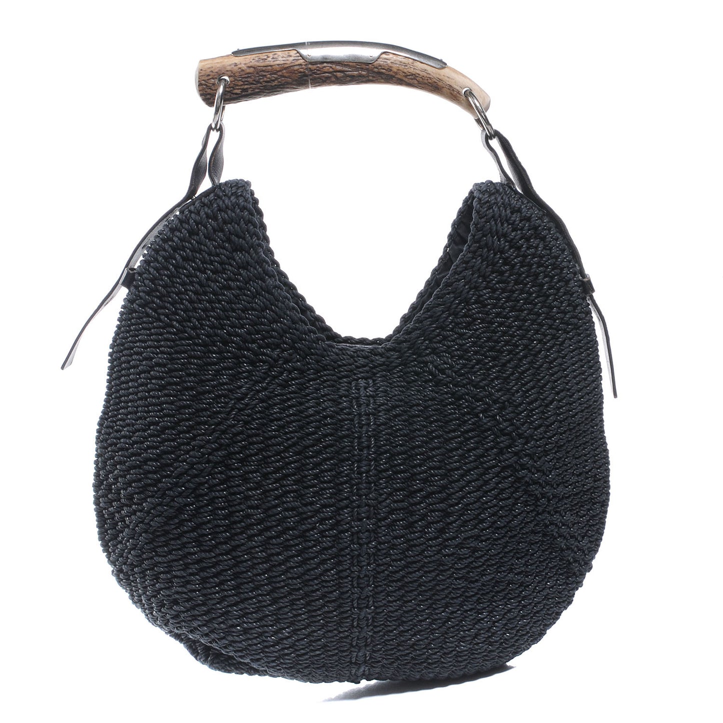 Woven Straw Mombasa Black