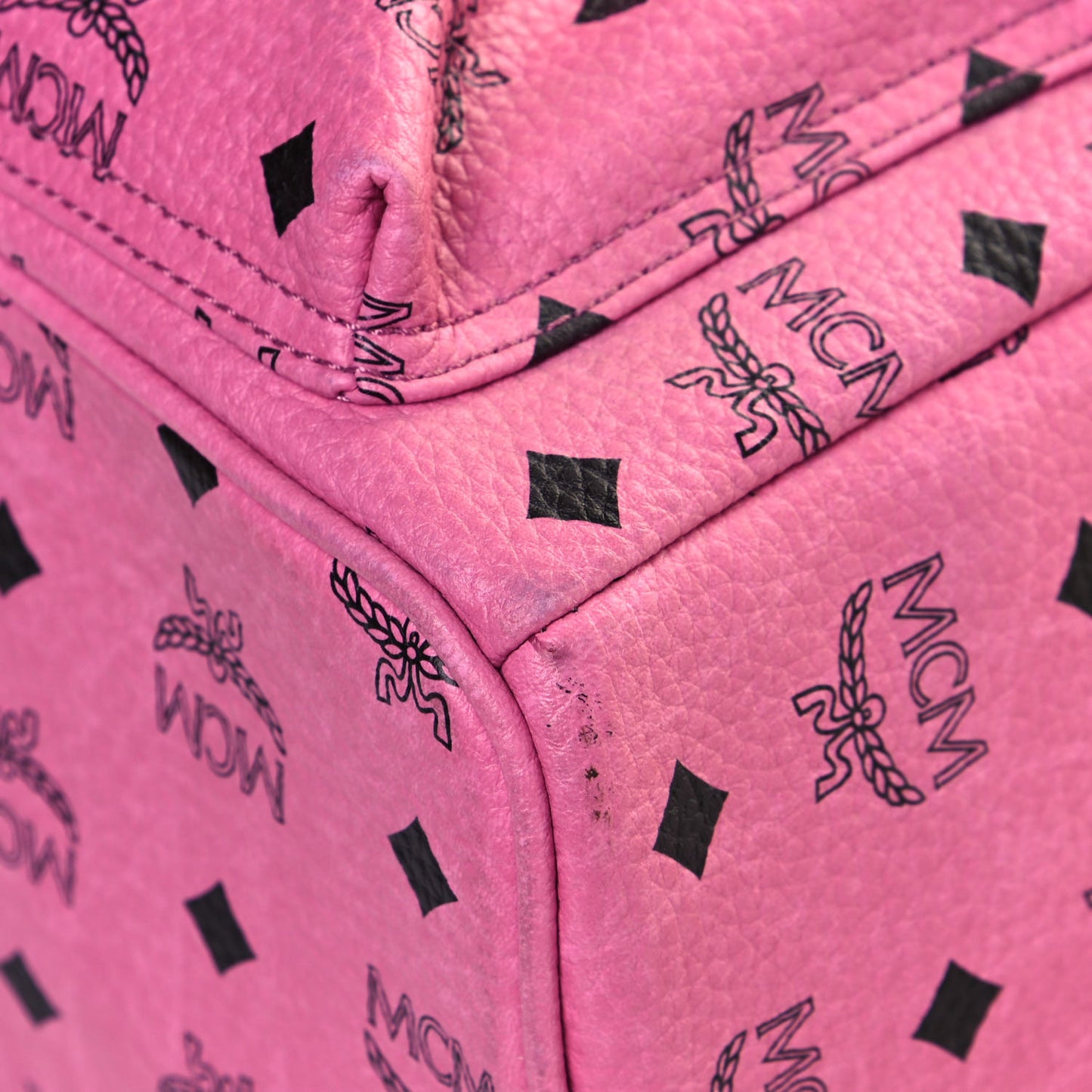Visetos Side Stud Small Stark Backpack Pink