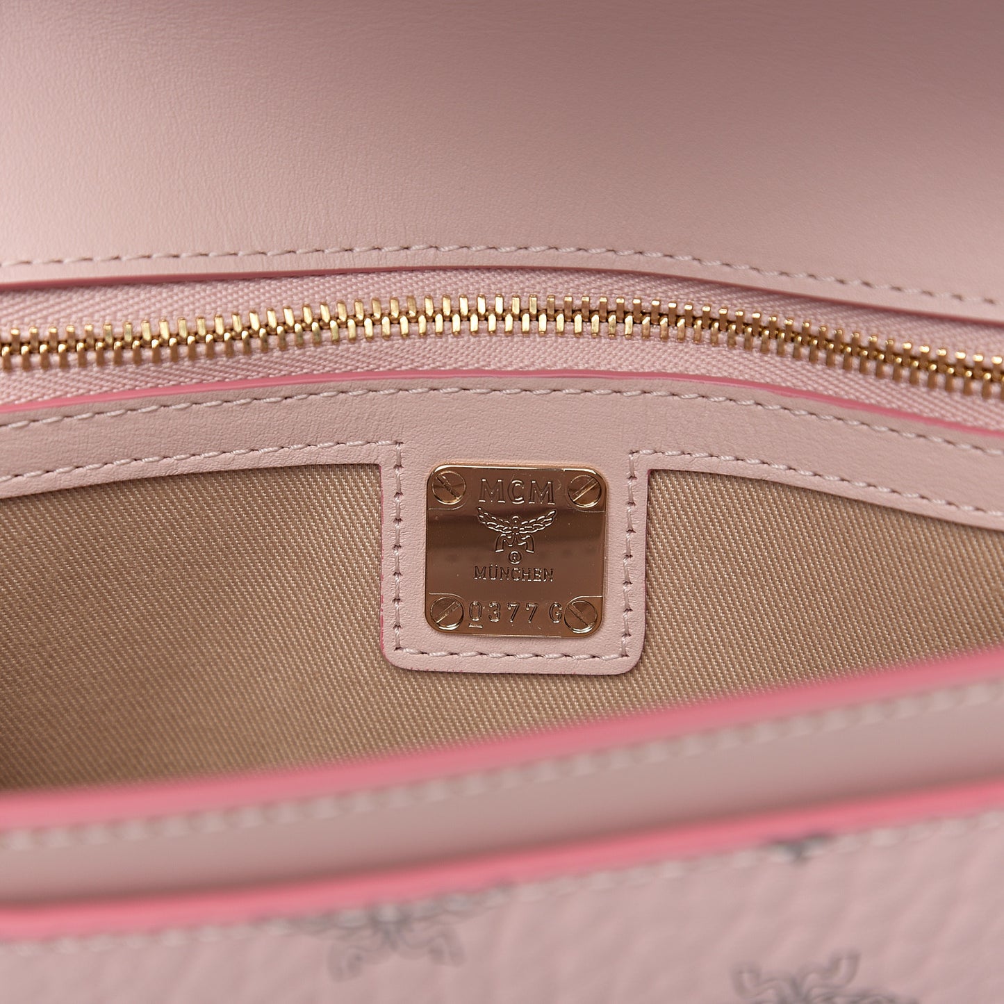Visetos Monogram Medium Millie Crossbody Bag Soft Pink