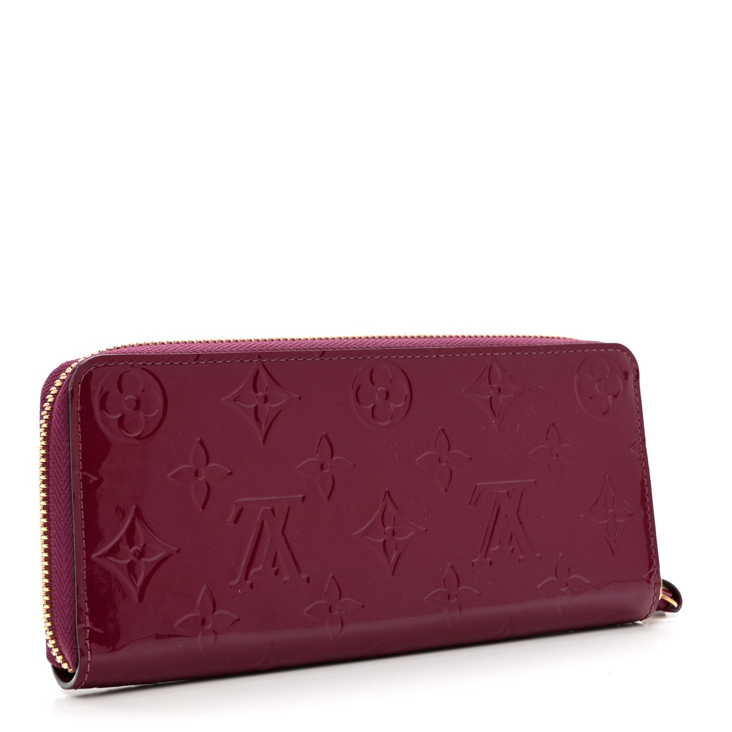 Louis Vuitton Vernis Clemence Wallet Magenta 3 of 6