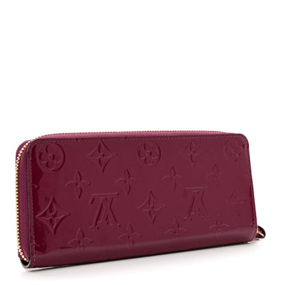 Louis Vuitton Vernis Clemence Wallet Magenta 3 of 6
