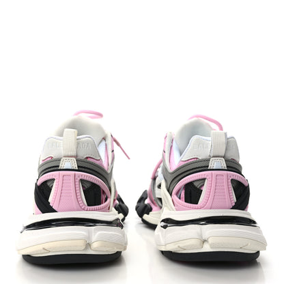 Balenciaga Rubber Mesh Tri-Color Womens Track.2 Open Sneakers 35 Pink Grey White 5 of 7