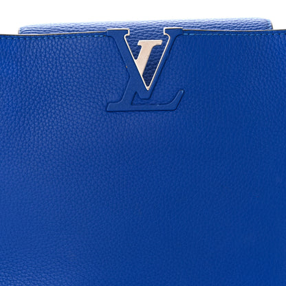 Louis Vuitton Taurillon Capucines MM Royal Blue 7 of 9