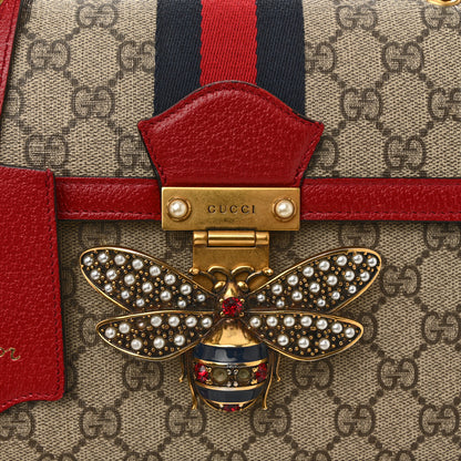 Gucci GG Supreme Monogram Small Queen Margaret Top Handle Bag Red 11 of 16