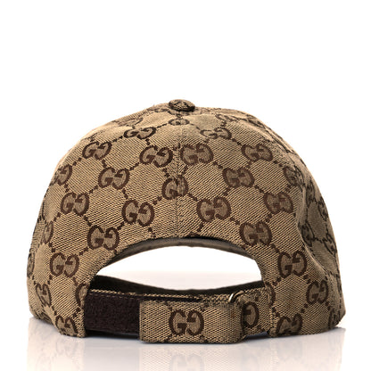 Gucci Monogram Textured Dollar Calfskin Zeno Baseball Hat XL Beige 4 of 9