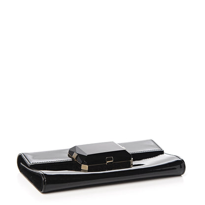 Gucci Patent Padlock Clutch Black 3 of 6