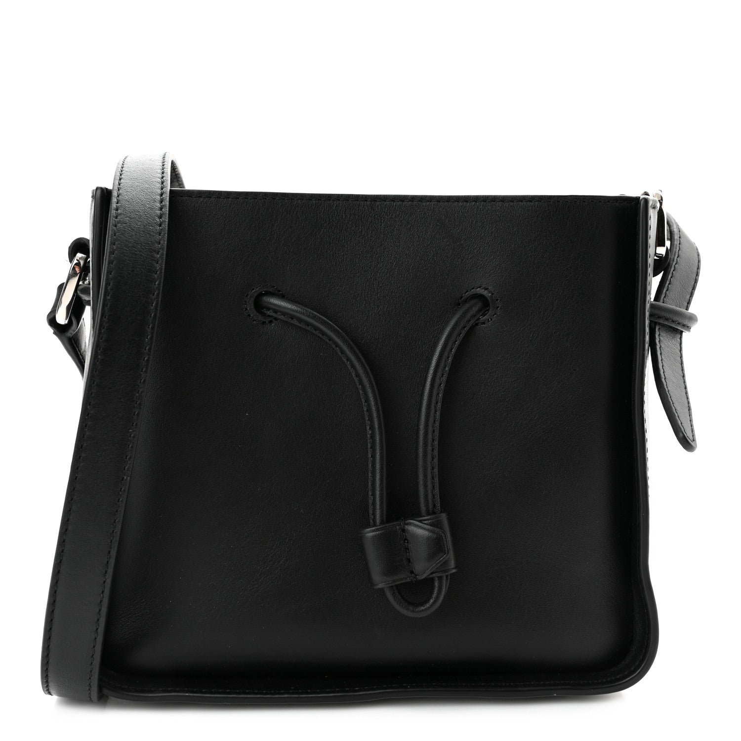 3.1 Phillip Lim Smooth Calfskin Mini Soleil Bucket Bag Black 1 of 8