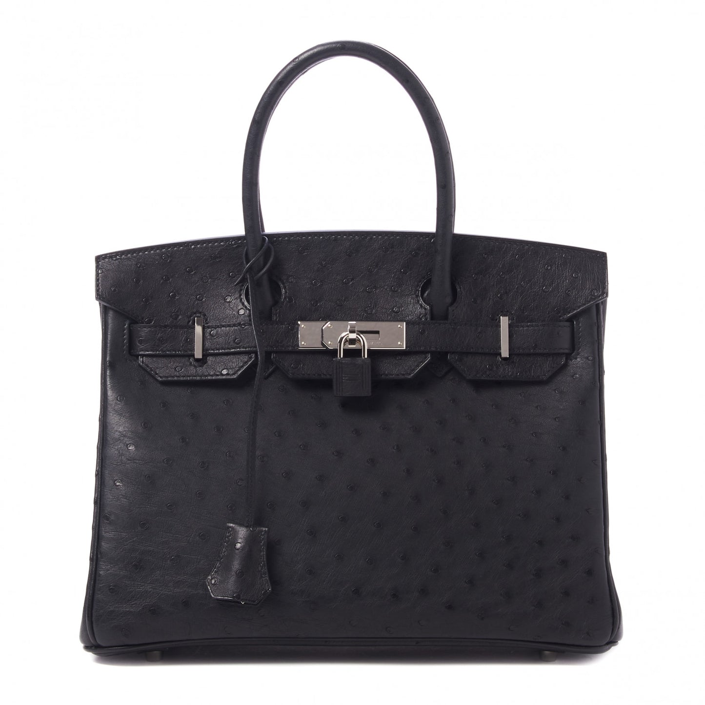 Ostrich Birkin 30 Black