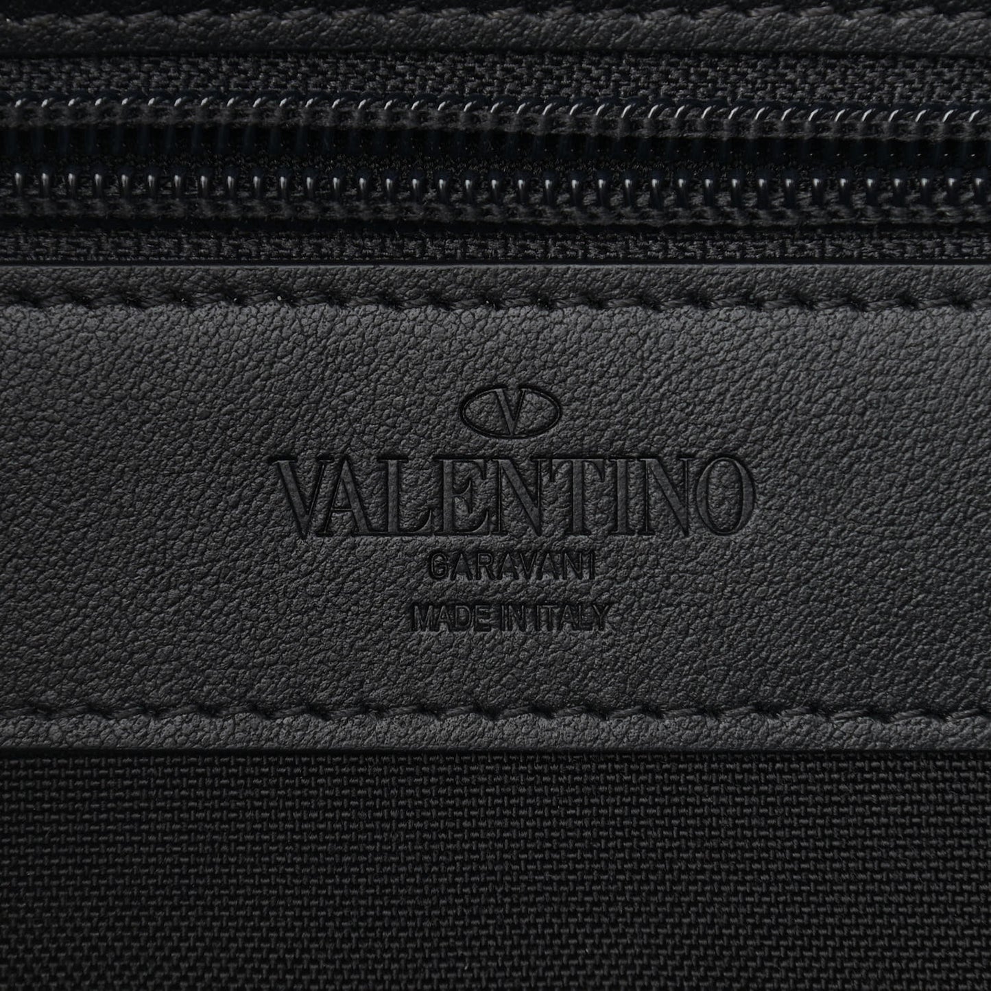 Nylon VRing Belt Bag Black