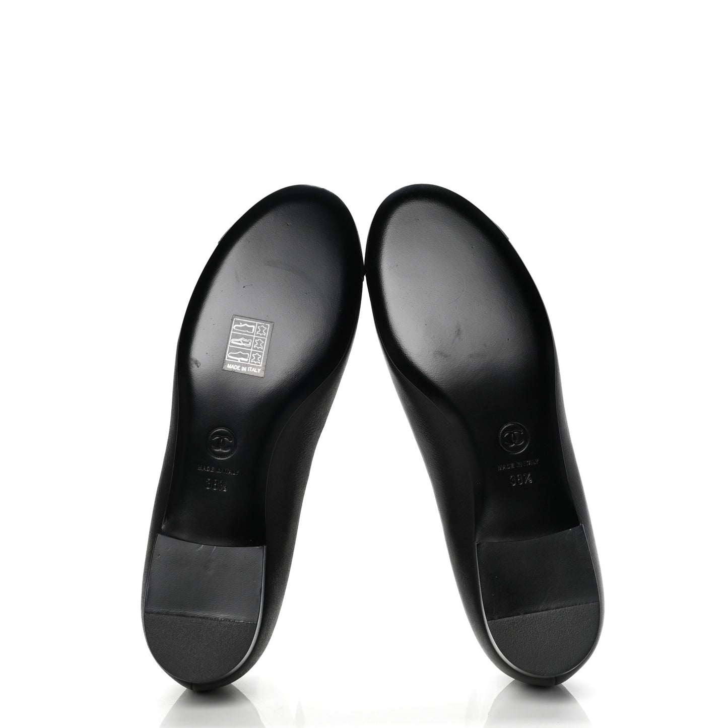 Buffalo Glitter Bow Ballerina Flats 38.5 Black